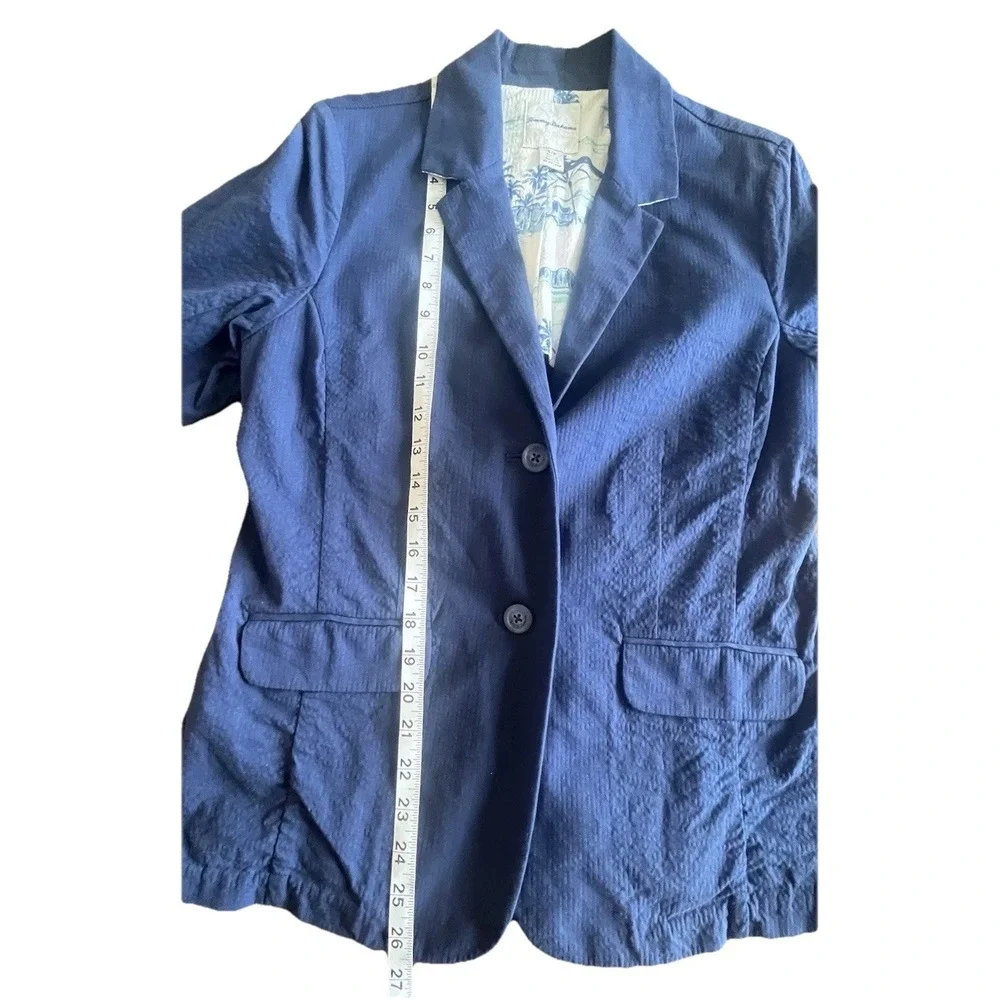 Tommy Bahama Jacket Womens Small Button Up‎ Blue